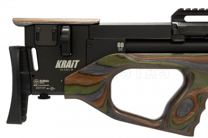 Wiatrówka AirMaks Krait WL 6,35mm Forest Lamino 6