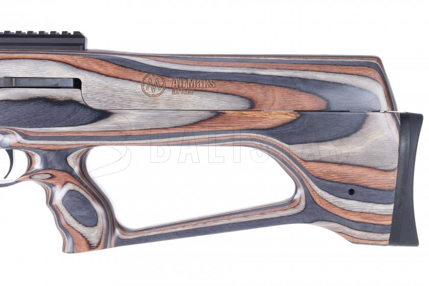 Wiatrówka AirMaks Caiman 4,5mm grey/brown lamino 2