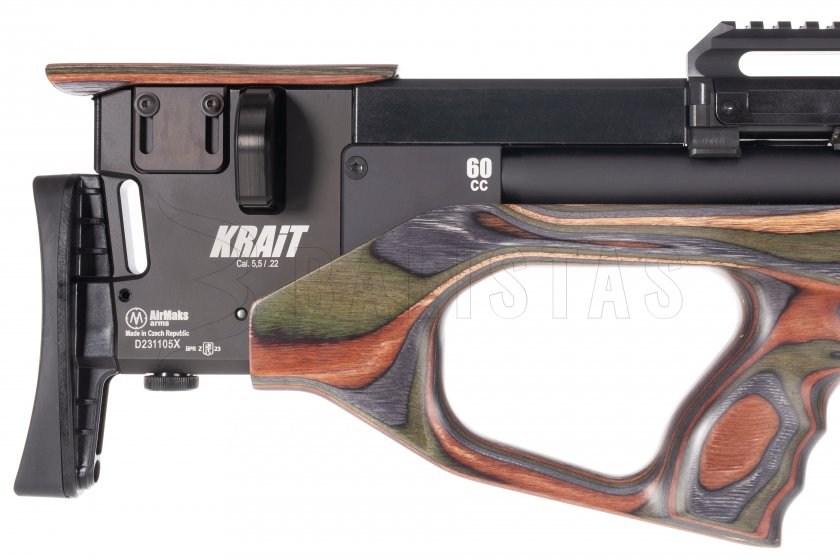 Wiatrówka AirMaks Krait W Tube 5,5mm Forest Camo 6