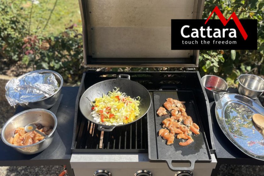 Patelnia grillowa WOK LITINA 31cm 5