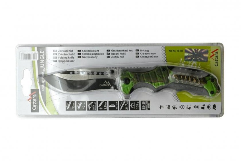 Nóż składany Cattara Jungle 21,7cm 6