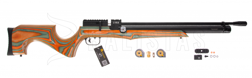Wiatrówka Reximex Lyra orange/green lamino 5,5mm 10