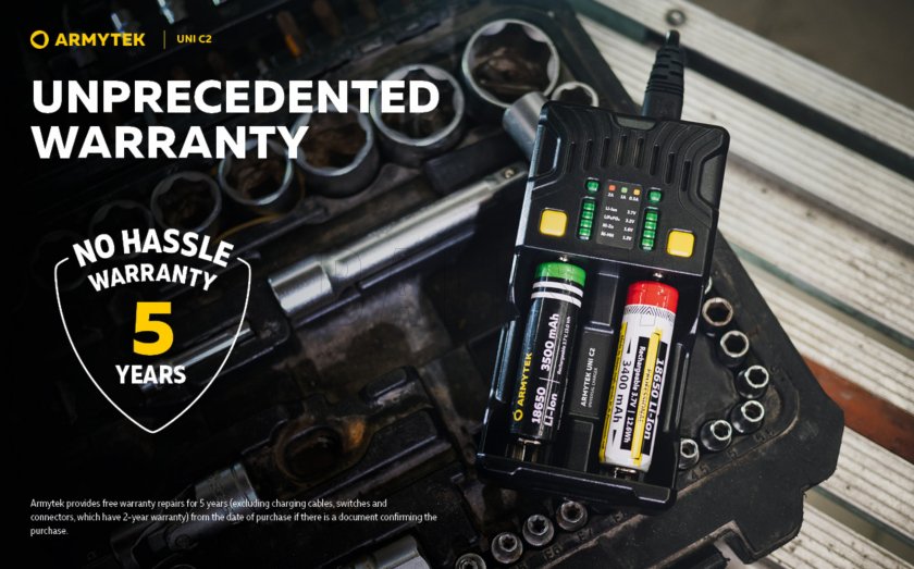 Ładowarka Armytek UNI C2 plug type C 13