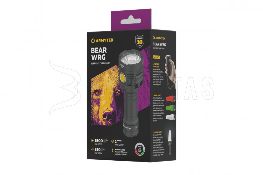 Wielofunkcyjna latarka Armytek Bear WRG 6