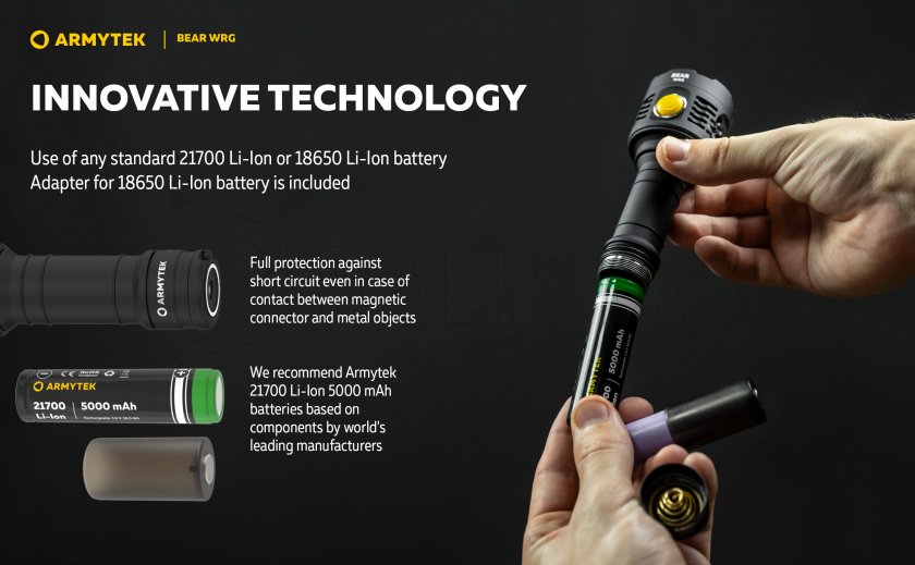 Wielofunkcyjna latarka Armytek Bear WRG 25