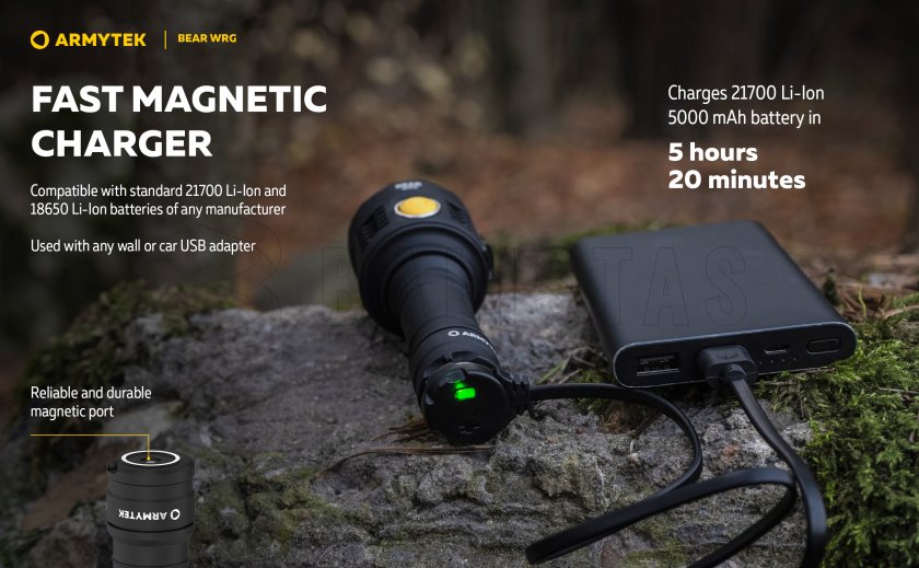 Wielofunkcyjna latarka Armytek Bear WRG 26