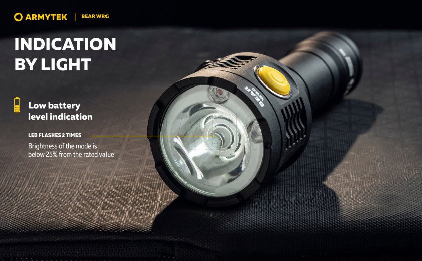 Wielofunkcyjna latarka Armytek Bear WRG 23