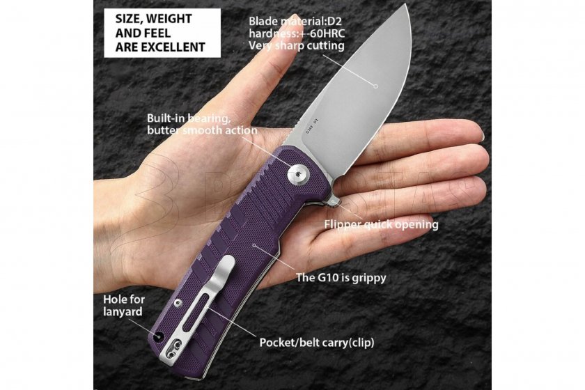Nóż składany Ganzo G769-BK 5