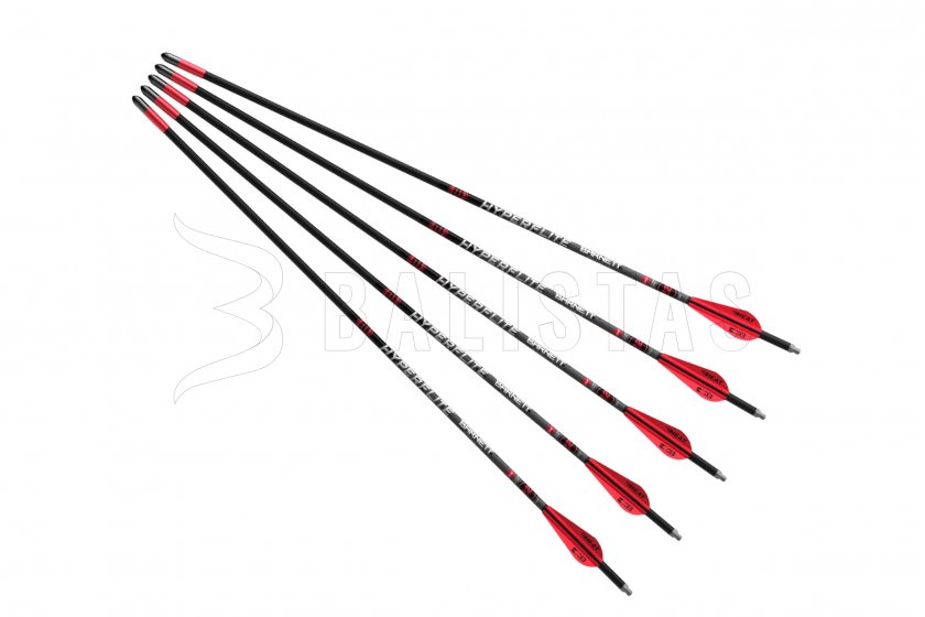 Zestaw strzał Barnett HyperFlite red/white 22" 5 szt.