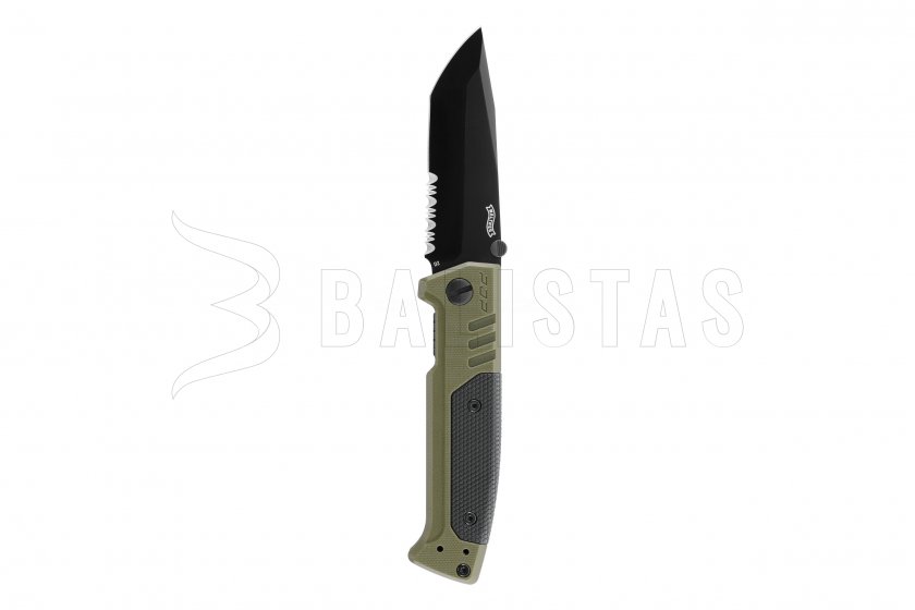 Nóż Walther PDP Tanto serrated OD green 2