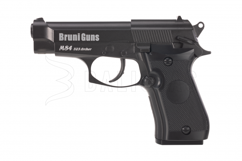 Pistolet pneumatyczny Bruni M84 323 Archer czarny
