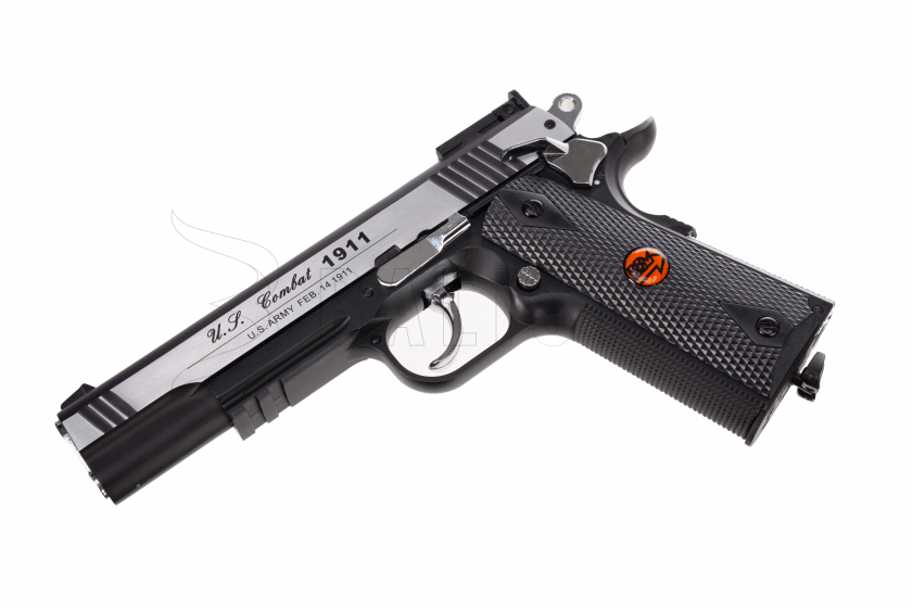 Pistolet pneumatyczny Bruni US Combat 1911 M srebrny 5