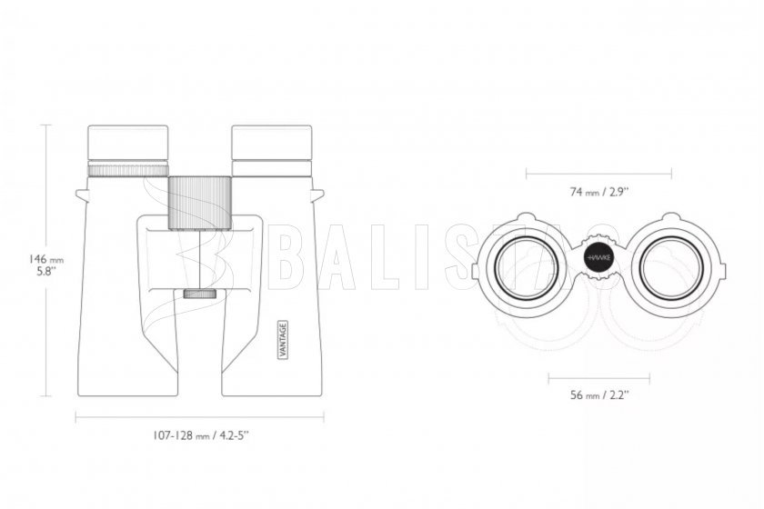 Lornetka Hawke Vantage 8x42 zielona 3