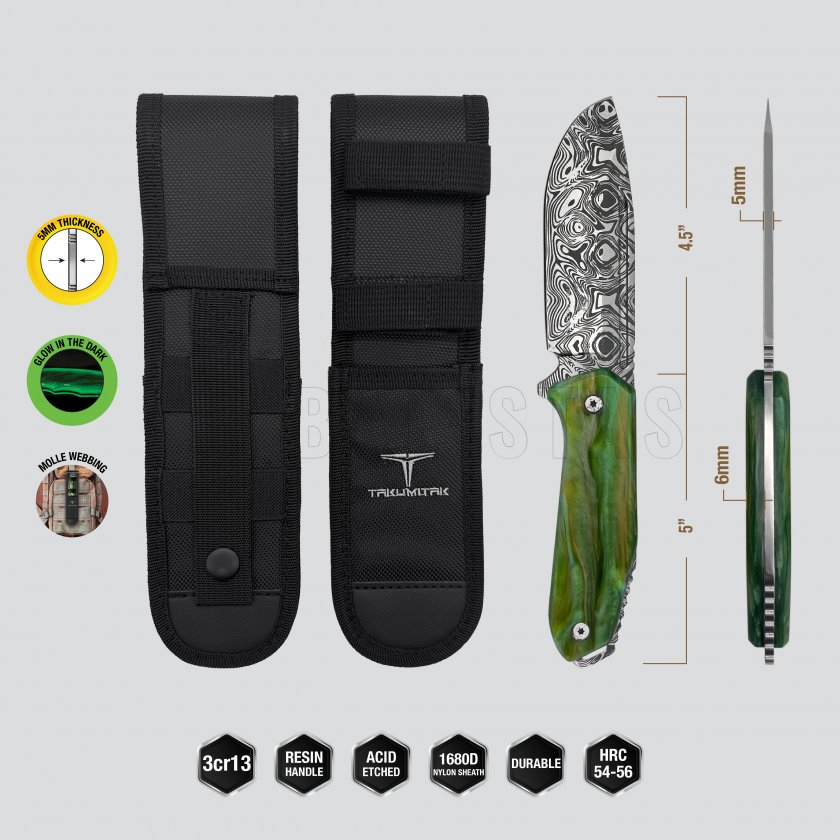 Nóż Takumitak Takumi TKF502GN-CS 9