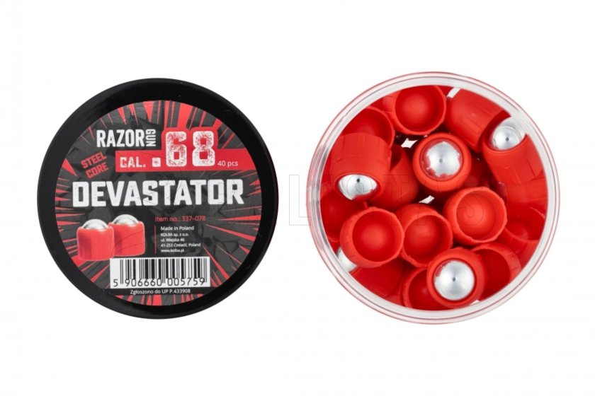 RAM kulki RazorGun Devastator cal.68 9.86g 40 szt. 3