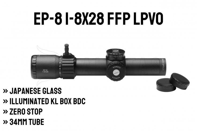 Luneta Arken EP-8 1-8X28 FFP KL BOX MOA 6