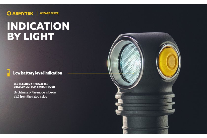 Multifunkcyjna latarka Armytek Wizard C2 WR USB białe/czerwone światło 13