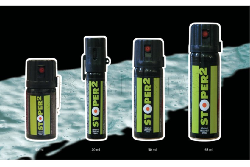 Gaz pieprzowy obronny STOPER2 piana 50ml 2