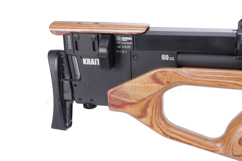 Wiatrówka AirMaks Krait WL 5,5mm Light Brown Lamino 7