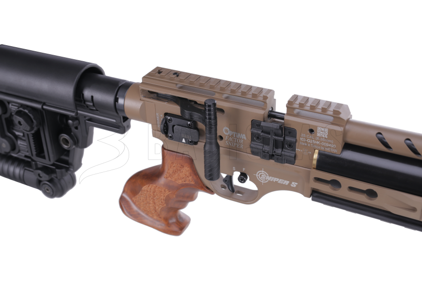 Wiatrówka Optima Hatsan Factor Sniper S 6,35mm FDE 6