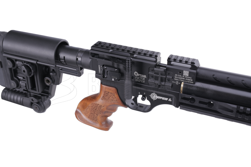 Wiatrówka Optima Hatsan Factor Sniper L 6,35mm black 6