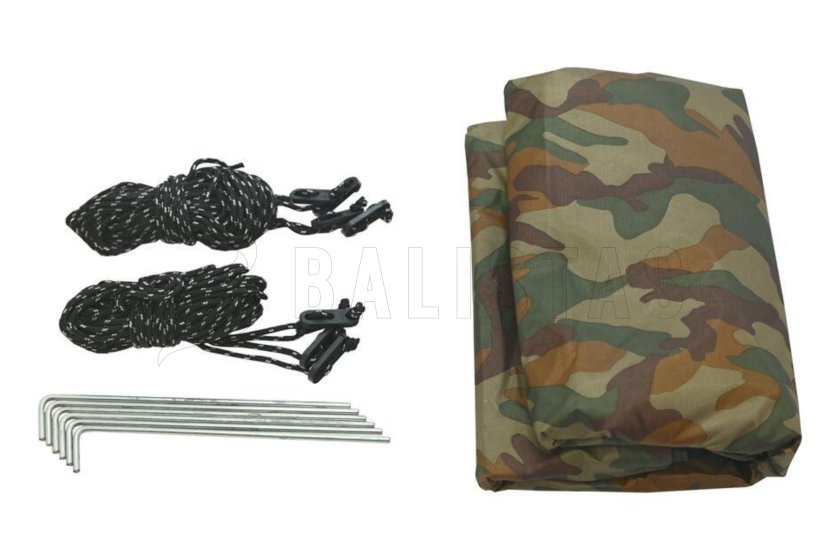 Plandeka Cattara 3x3 WATERPROOF z akcesoriami 4