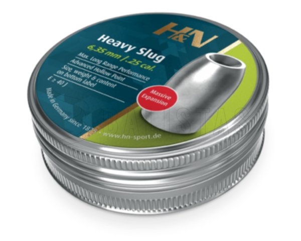 H&N Heavy Slug 6.42mm/.253 2.46g/38gr