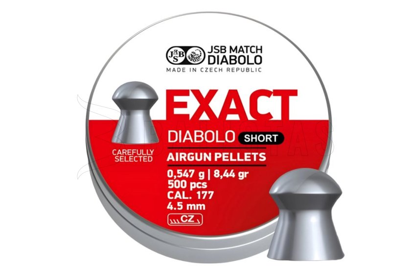 Diabolo JSB Exact Short 4,52mm 500 szt.