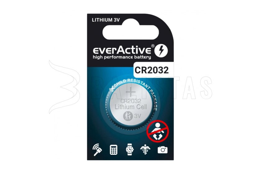Bateria everActive CR2032 2