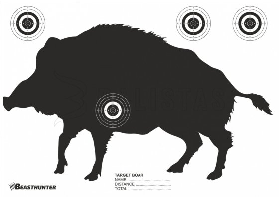 Tarcza sylwetka Beast Hunter Boar 10szt