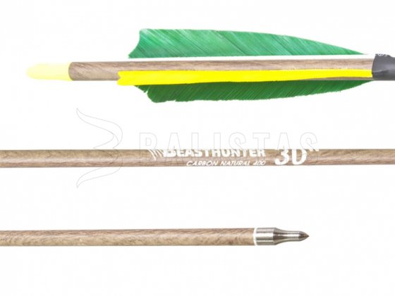 Beast Hunter Natural 400, strzała carbon 30"