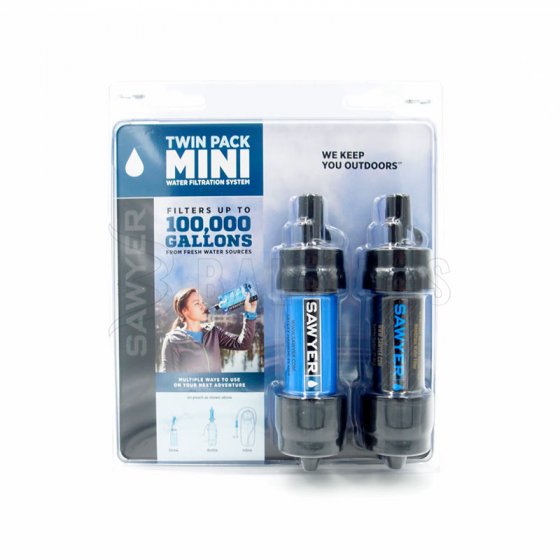 Filtr do wody Sawyer SP128 Mini Twin Pack niebieski/czarny