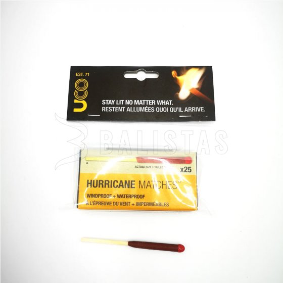 Zapałki UCO Hurricane Match 25 szt.