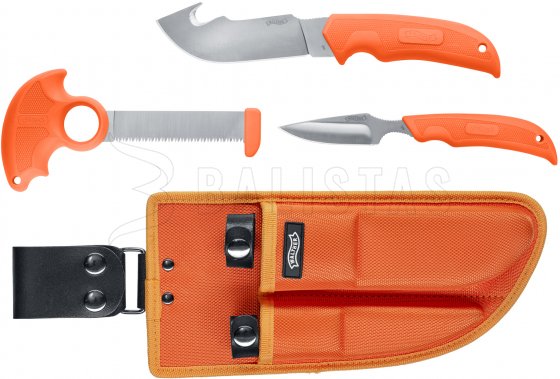 Nóż Walther Hunting Knife Set pomarańczowy