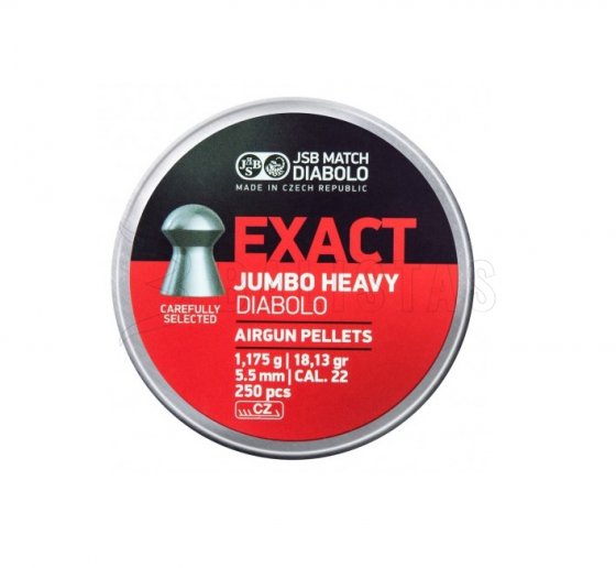 Diabolo JSB Exact Jumbo Heavy 5,53mm 250szt
