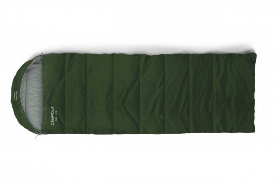 Śpiwór typu kołdra Campout Oak 190cm khaki prawy