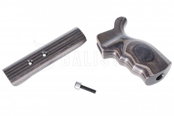 Grip + poduszka policzkowa AirMaks Krait Grey Lamino