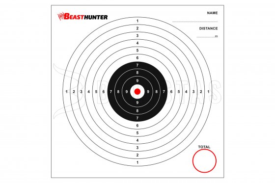 Tarcze Beast Hunter 17x17 - 100 szt.