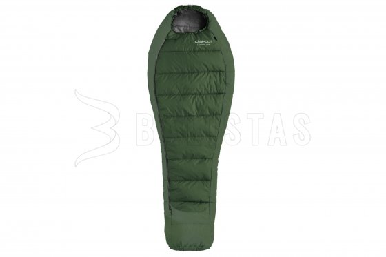 Śpiwór Campout Linden 195cm khaki lewy