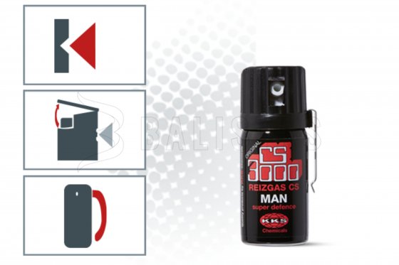 Gaz pieprzowy KKS CS 3000 Man 40ml