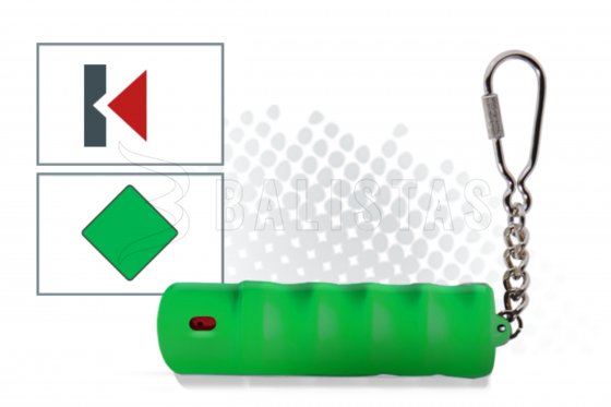 Gaz pieprzowy KKS brelok OC 5000 Life Guard 15ml zielony