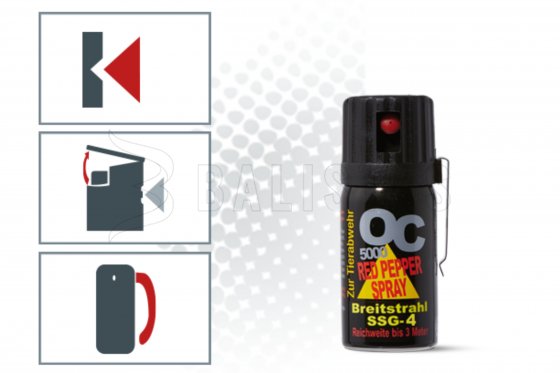 Gaz obronny KKS OC 5000 SSG 4 40ml