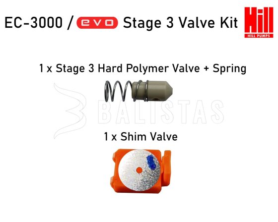 Zestaw do wymiany zaworu Stage 3 Hill EC-3000 / EVO-310