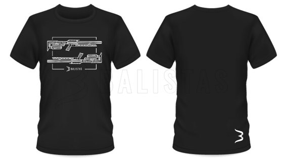 Koszulka BALISTAS Slash - Tee Black