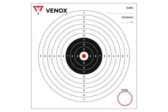 Tarcze Venox 17x17 - 100 szt.